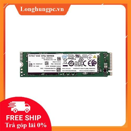 Ổ Cứng SSD INTEL 670P SERIES 1TB M.2 PCIe NVMe 3.0 x4 (Đọc 3500MB/s - Ghi 2500MB/s)