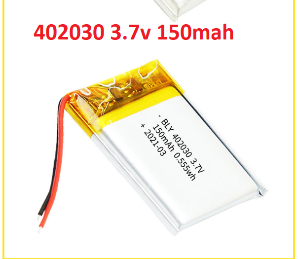 Pin Sạc Lithium Polymer 3.7V 200mah 402030 Cho tai nghe,loa Mp3 MP4 MP5 GPS PSP Bluetooth