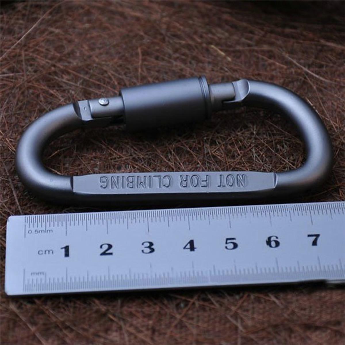 Combo 5 Móc Khóa Nhôm Đi Phượt Carabiners