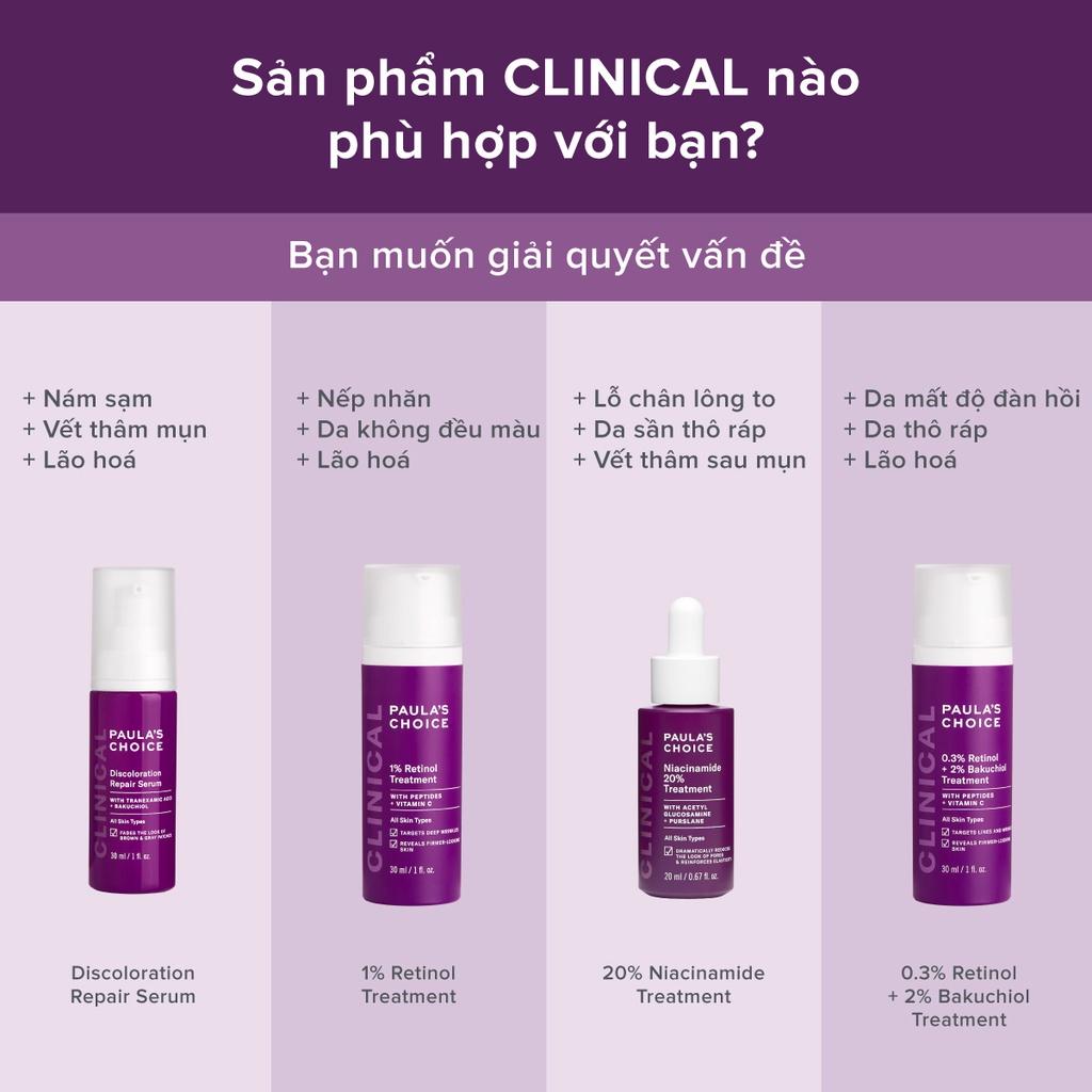Tinh Chất Làm Mờ Thâm Nám, Sáng Da Và Đều Màu Da Clinical Discoloration Repair Serum 30ml