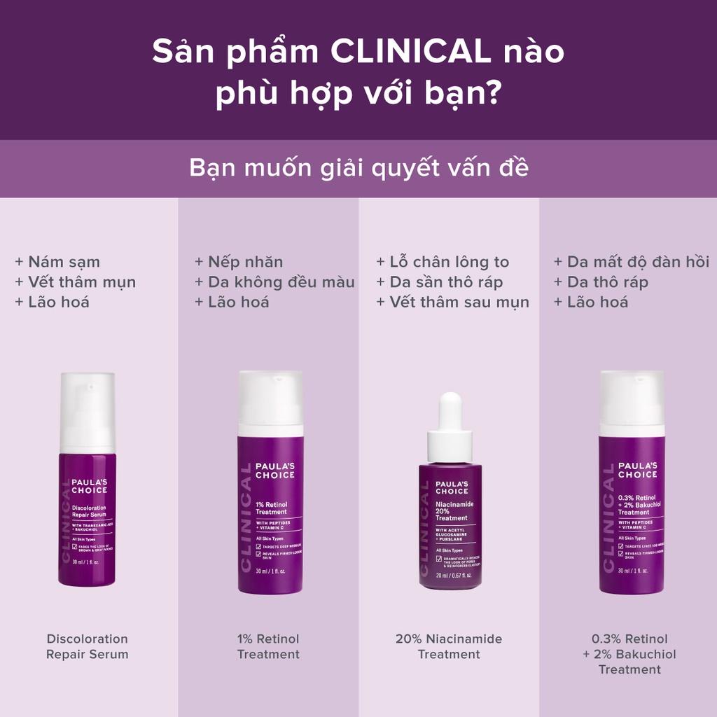 Tinh Chất Làm Mờ Thâm Nám, Sáng Da Và Đều Màu Da Clinical Discoloration Repair Serum 30ml (Mã 8040)