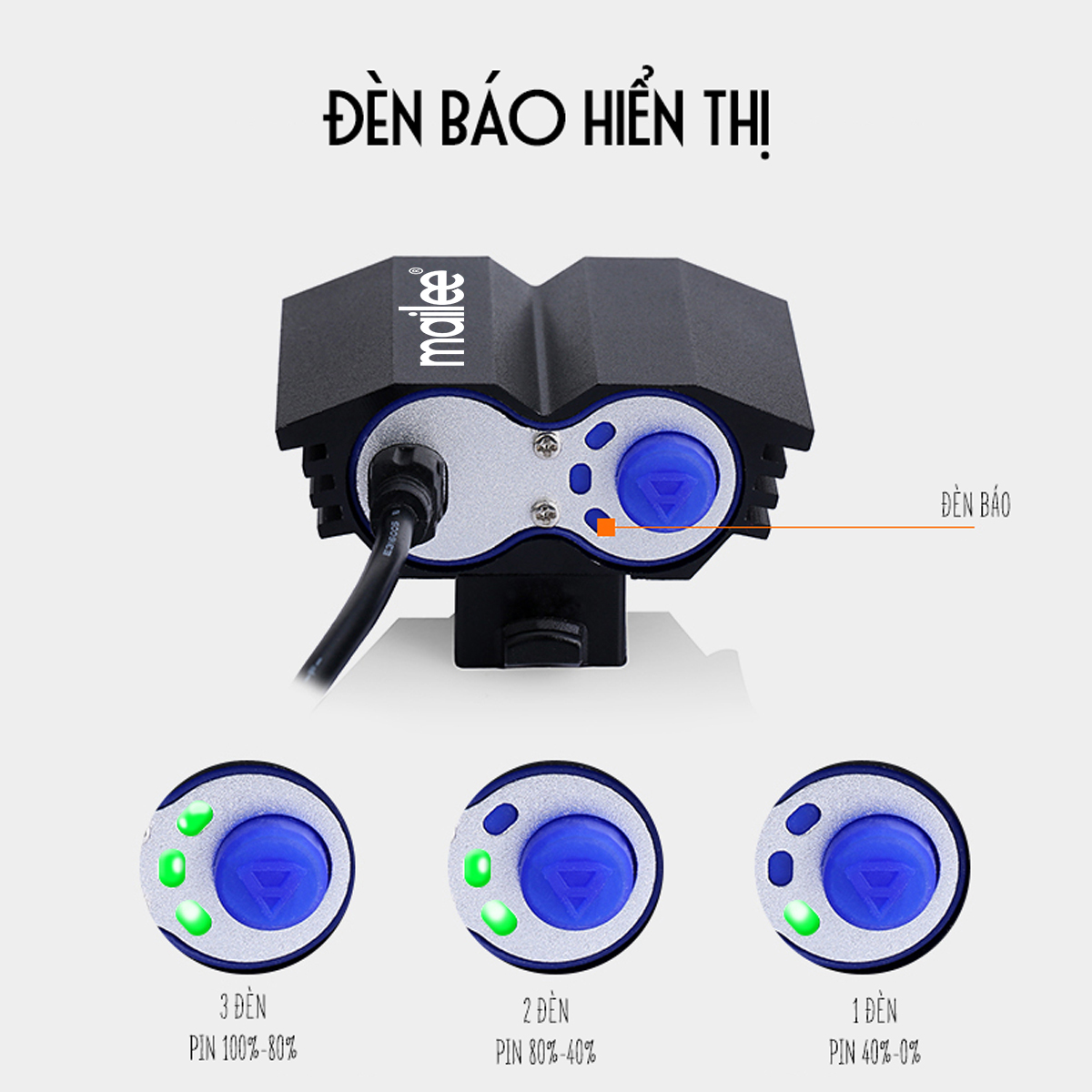 Đèn Trợ Sáng Xe Đạp Gắn Ghi Đông Cho Xe Đạp Thể Thao MTB 3xT6 900 lumens N3 Nhiều Chế Độ Sáng Chiếu Rộng Siêu Sáng Chống Nước Mai Lee