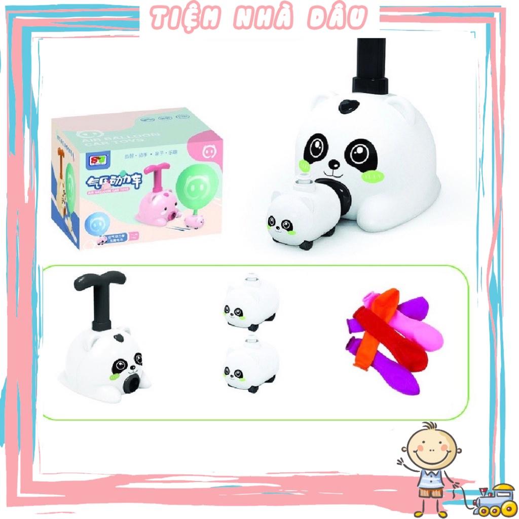 Xe Đồ Chơi Thông Minh GẤU bơm bóng cho bé - Đồ Chơi Trẻ Em