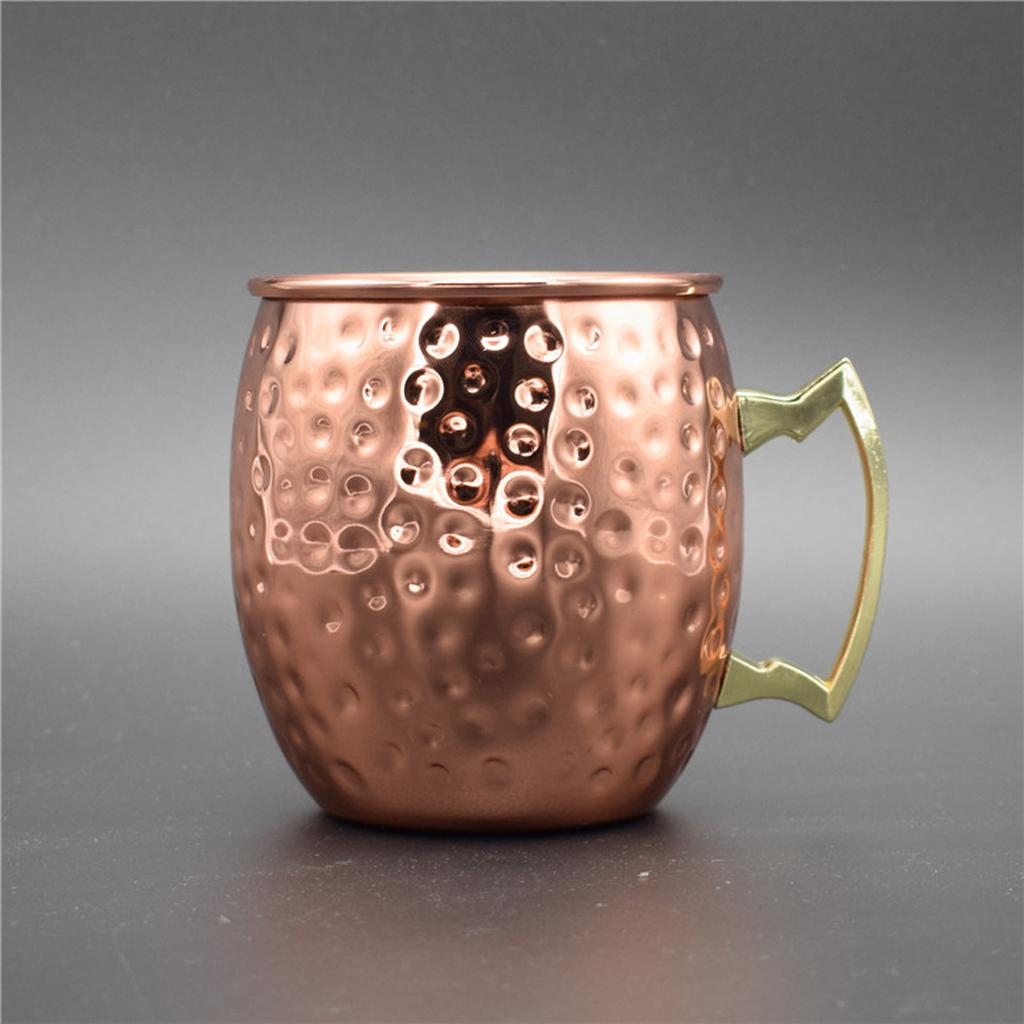 Moscow Mule Cocktail Mug/Cup Bar Vodka Cocktails Beer Cups with Straw Set