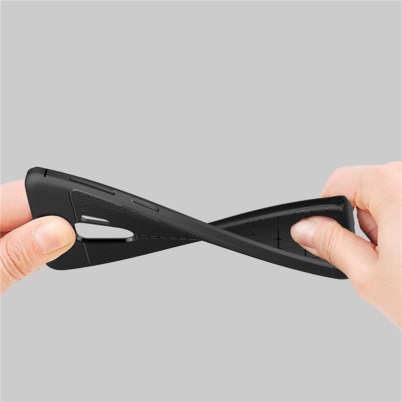 Ốp lưng silicon dẻo giả da Auto Focus cao cấp dành cho Samsung S9 - Hàng chính hãng
