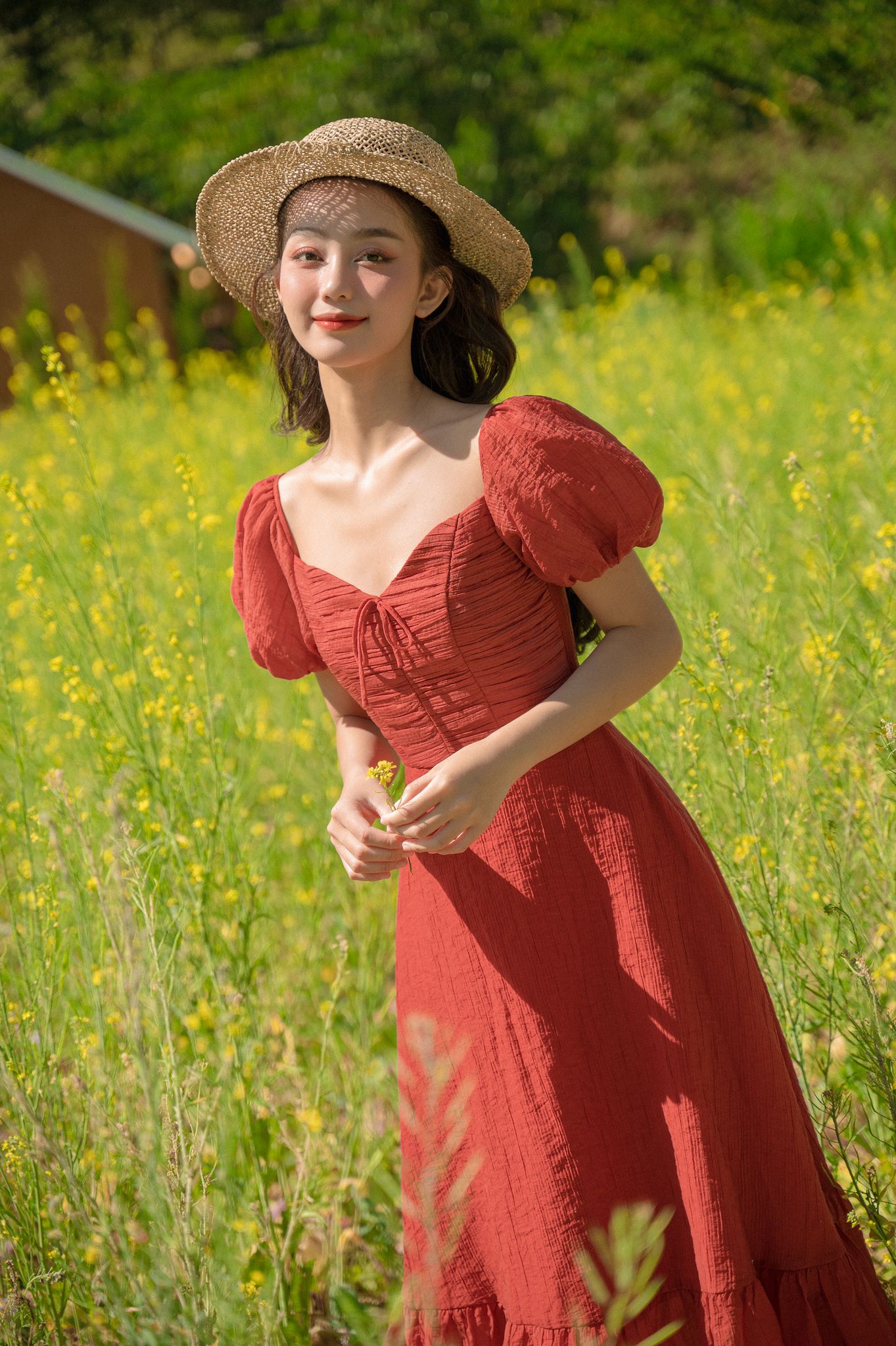 OLV - Đầm Carmen Scarlet Dress