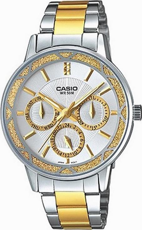 Đồng Hồ Nữ Dây Thép Không Gỉ Casio LTP-2087SG-7AVDF (42 × 35 mm)