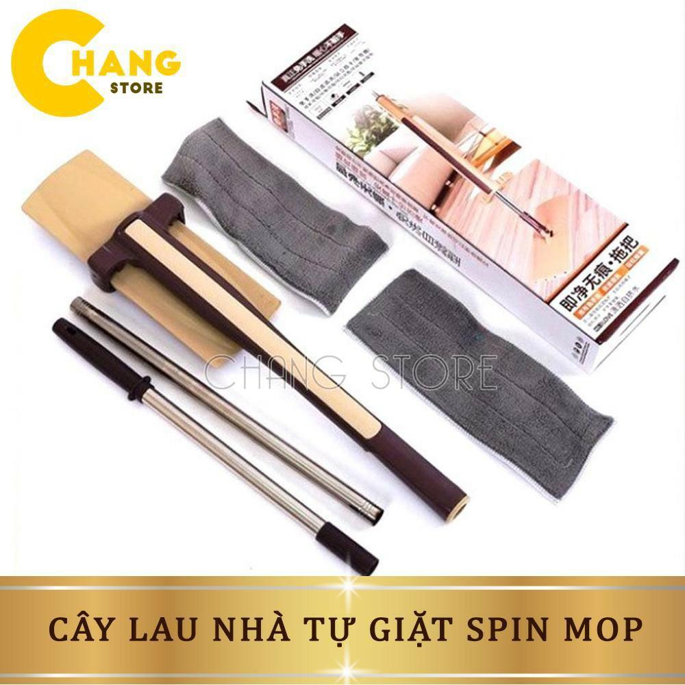 Chổi Lau Nhà Tự Vắt Thông Minh Spin Mop thiết kế gọn nhẹ, chắc chắn siêu tiện dụng