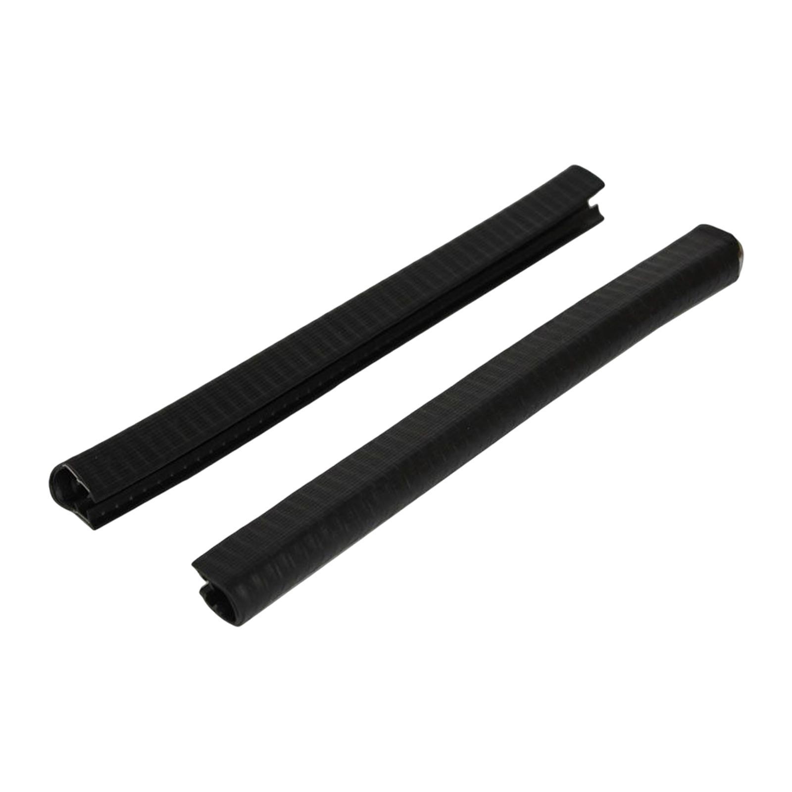 2 Pieces Skateboard Rubber Strip Durable Protector Shock Absorbing Crash Strip Easy to Install Fashion for Longboard Beginners Kids Youth