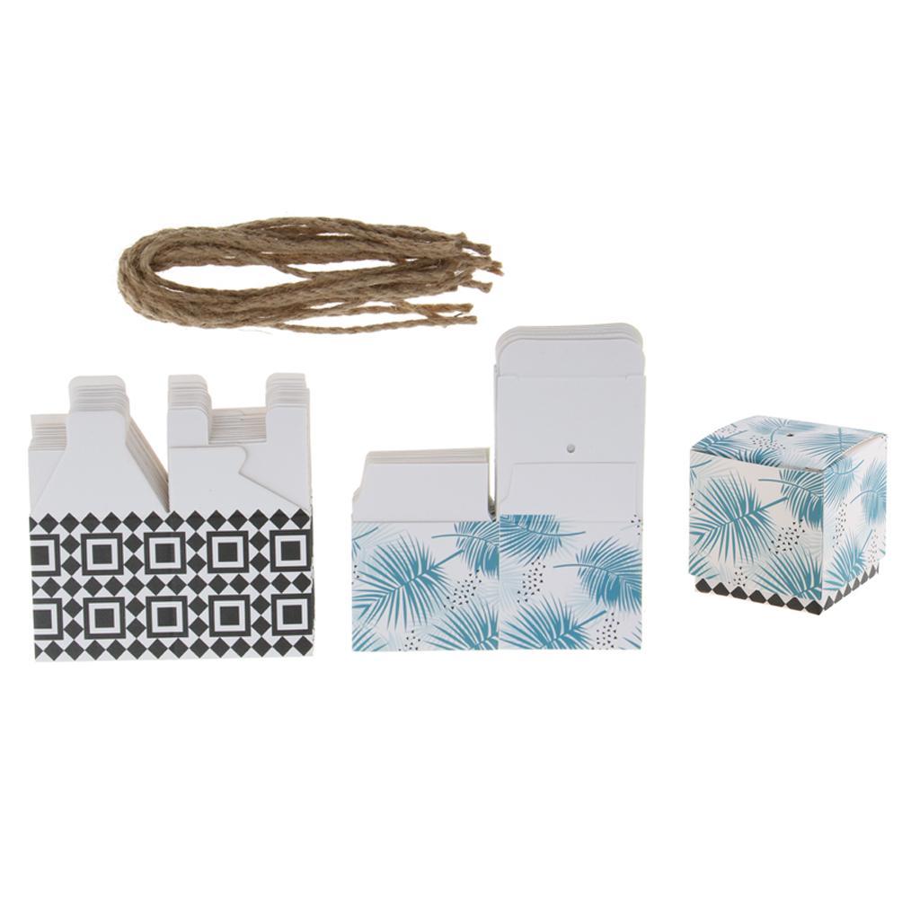 12x Hawaiian Palm Leaves Boxes Candy Chocolate Box Wedding Gifts Favors