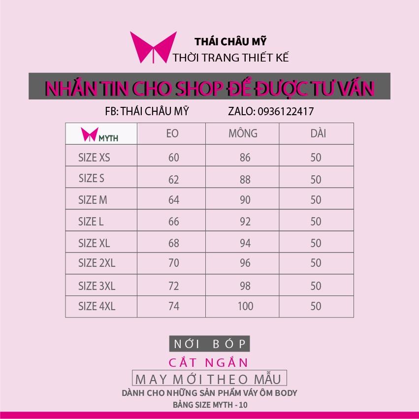 Chân váy công sở thiết kế ôm body xẻ đùi chân váy ngắn thời trang công sở Thái Châu Mỹ