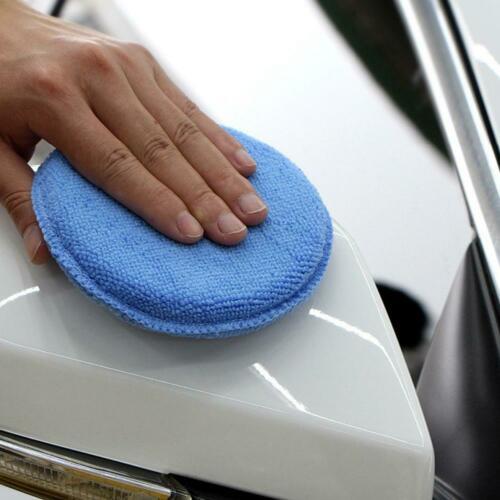 Mút Xốp Tròn 13Cm Màu Xanh Dương Lau Chùi Đánh Bóng Xe Hơi