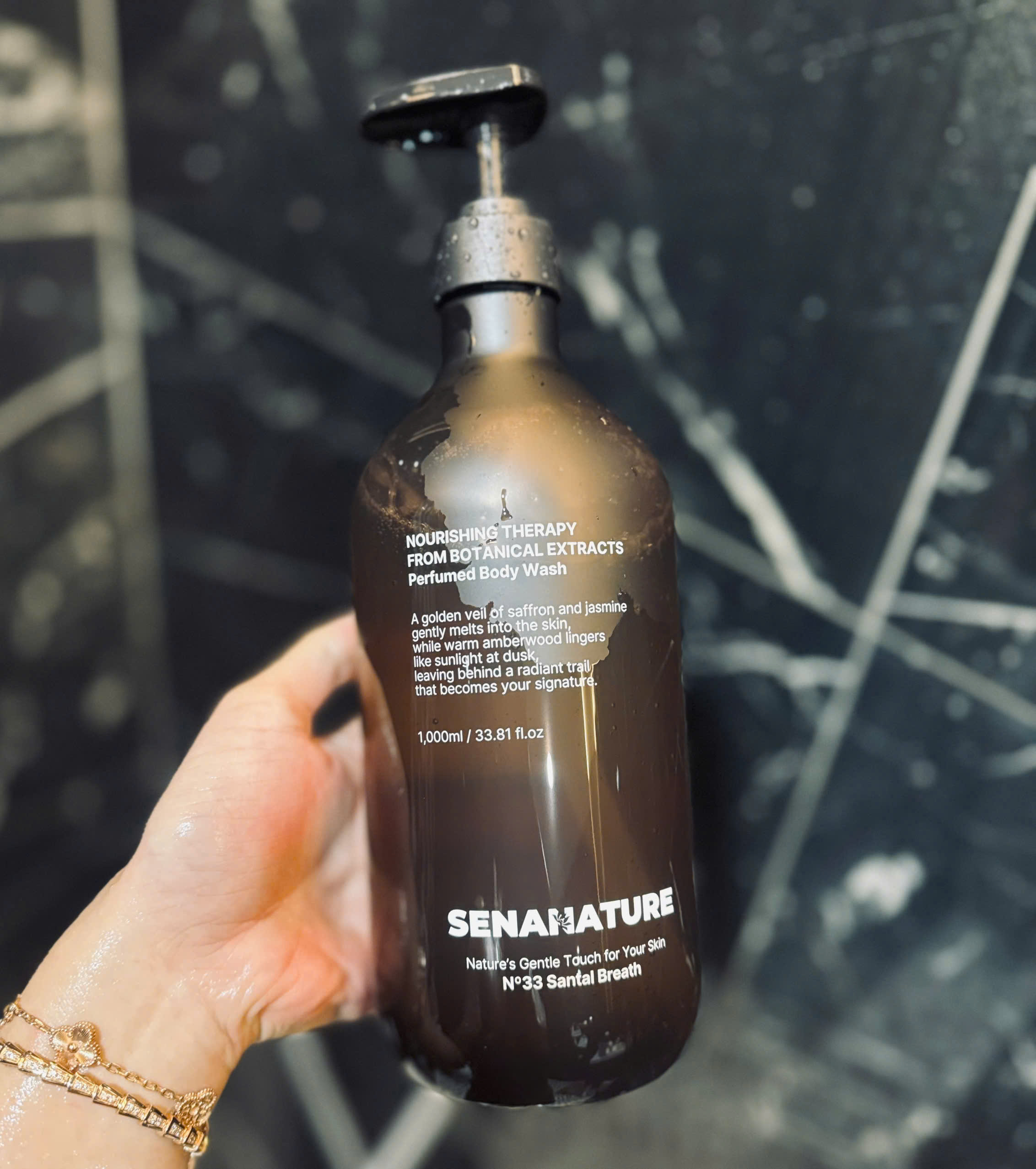 (Tặng 3 nạ) Sữa tắm nước hoa SENANATURE NOURISHING THERAPY FROM BOTANICAL EXTRACTS Perfumed Body Wash 1000ml