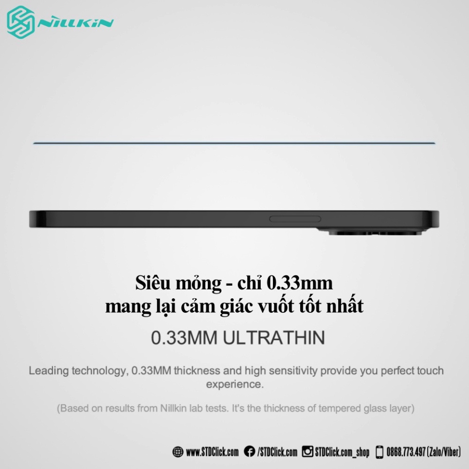 KÍNH CƯỜNG LỰC DÀNH CHO ĐIỆN THOẠI IPHONE 14 PLUS - 14 NILLKIN CP+PRO 2.5D 0.33MM