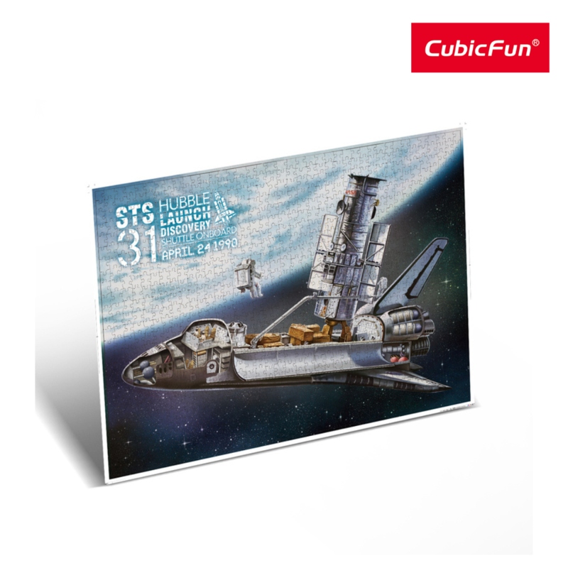 Đồ Chơi CUBIC FUN Xếp Hình 2D Nasa: Kính Viễn Vọng Vũ Trụ Hubble DS1030H