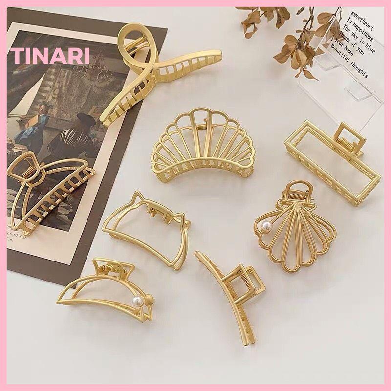 Kẹp Tóc Mạ Vàng Nhiều Mẫu Dành Cho Nữ