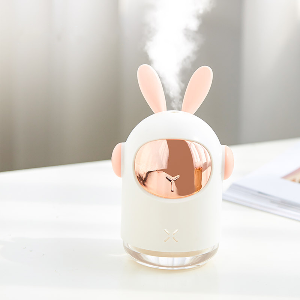 Máy Tạo Độ Ẩm Không Khí Mèo Mini Hộ Gia Đình Nhỏ Dưỡng Ẩm Thơm Xe Ô Tô Sáng Tạo Không Khí Gấu USB Tạo Độ Ẩm LED Phun Sương Tạo