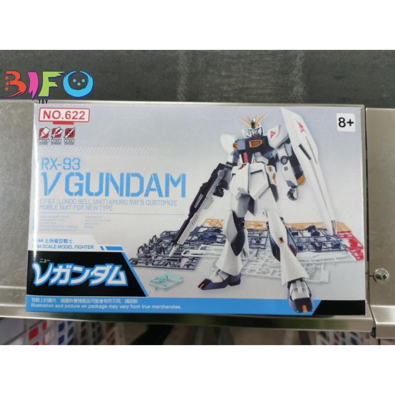 Mô Hình Lắp Ráp Entry Grade EG RX-93 Nu Gundam + Funnel Part  622-623