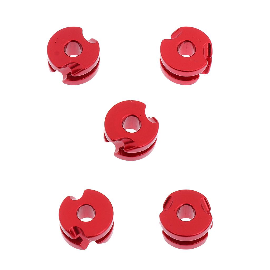 5 Pieces Archery 1/8" Peep Sight Hole for Compound Bow Accessory Black
