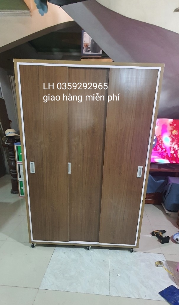 Tủ nhựa đài Loan 3 cánh cửa lùa