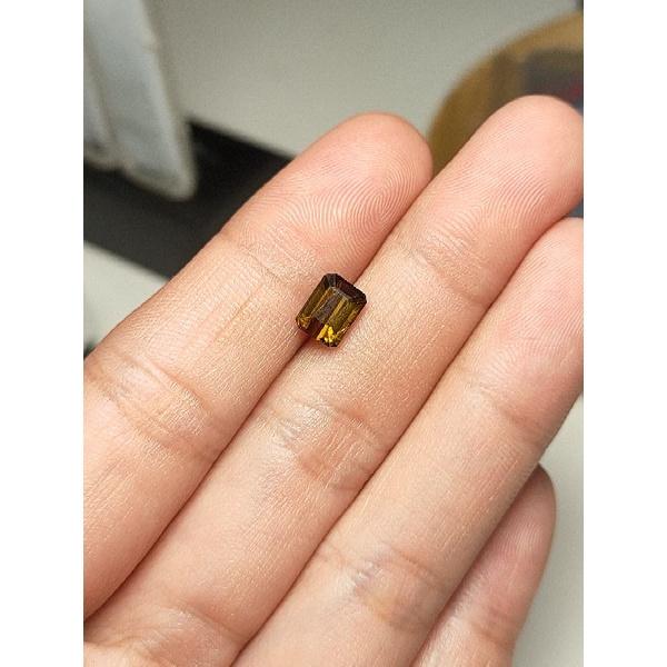 115 (h) Hạt Tourmaline Vàng Trà (THIÊN NHIÊN)
