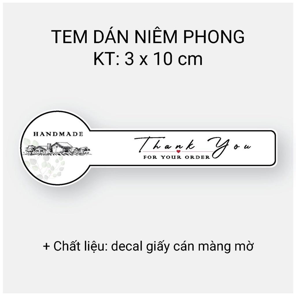 100 tem niêm phong, nhãn dán Thank you