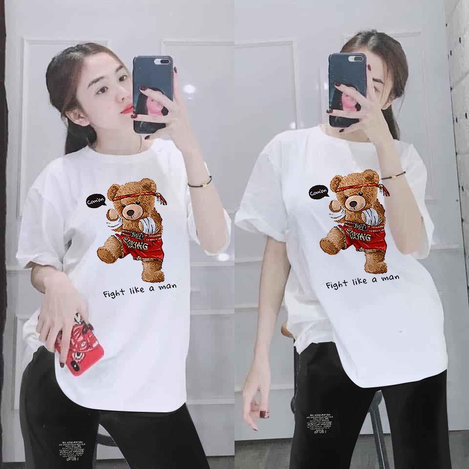 Đồ bộ mặc nhà nữ quần lửng bigsize mùa hè thun cotton thể thao đẹp dễ thương cute, mặc ngủ đi chơi DBN11
