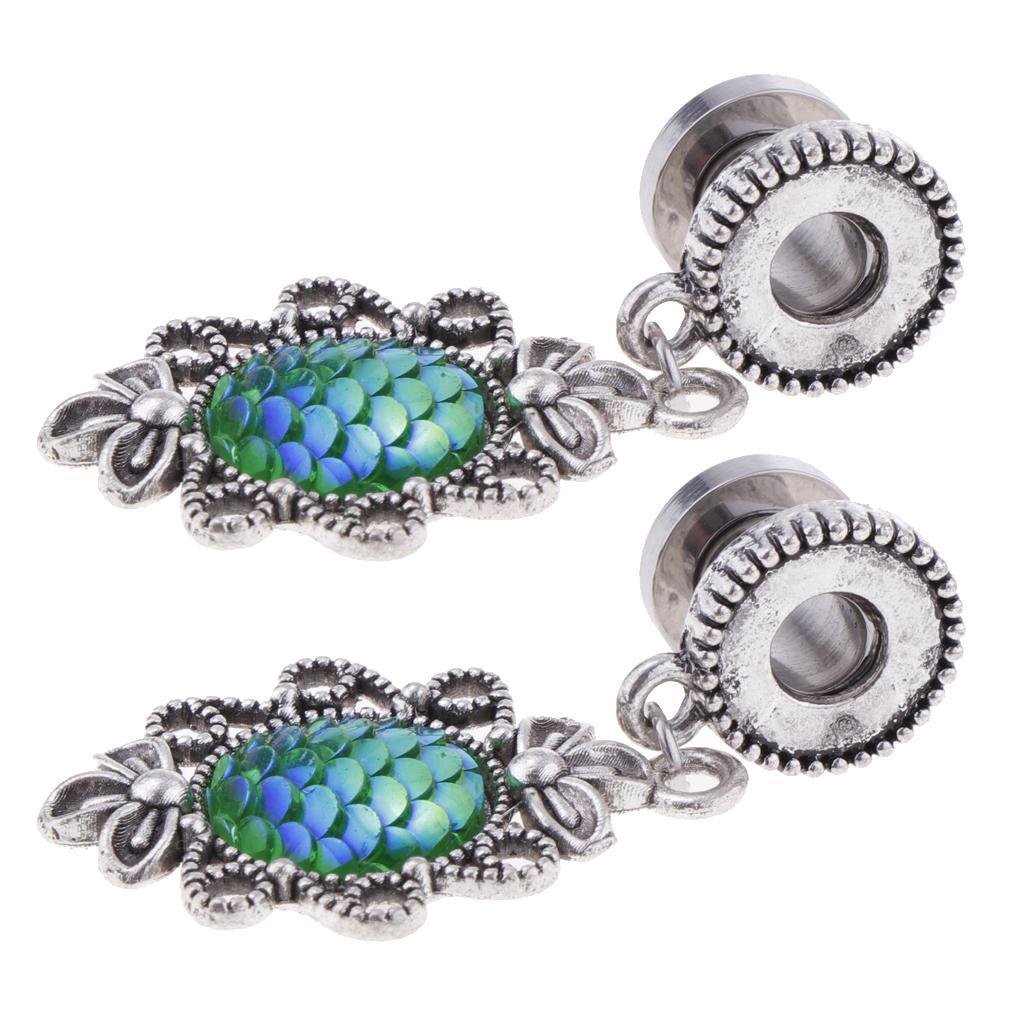 Stainless Tunnel Ear Expanders Body Piercings Pendant Accessories