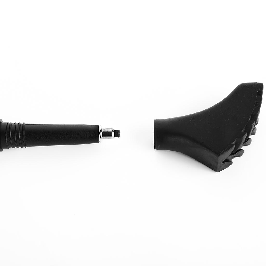 2pcs Folding Trekking Walking Hiking Sticks Poles Camping Cane Bag