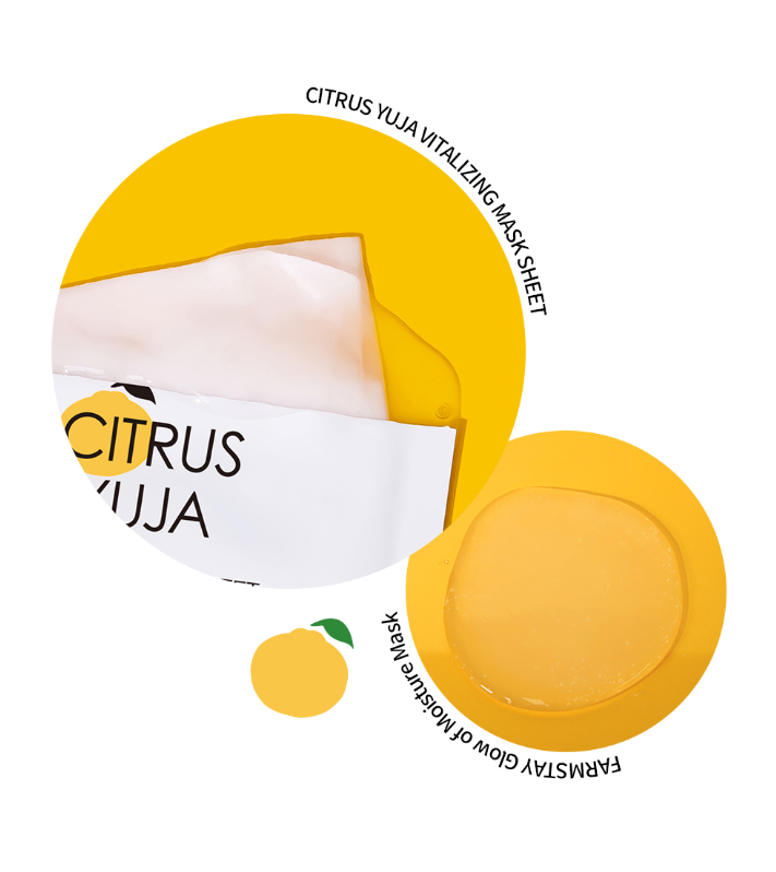 Mặt nạ Vitamin C Farmstay citrus yuja vitalizing mask