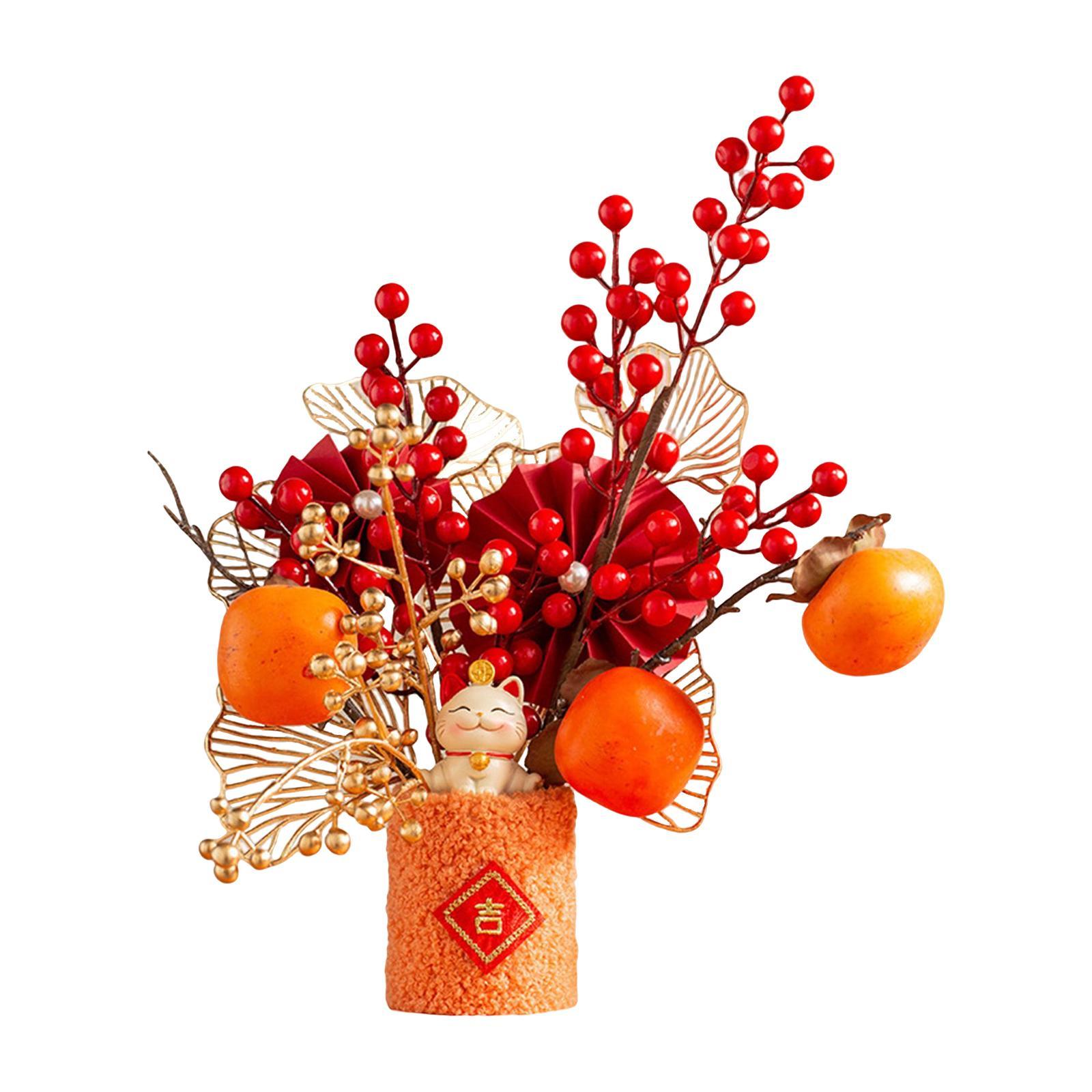 Artificial Bonsai New Year Ornaments