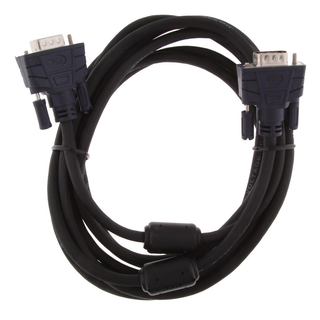 VGA Extension Cable Male to Male Monitor Video Adapter Cord 1080P