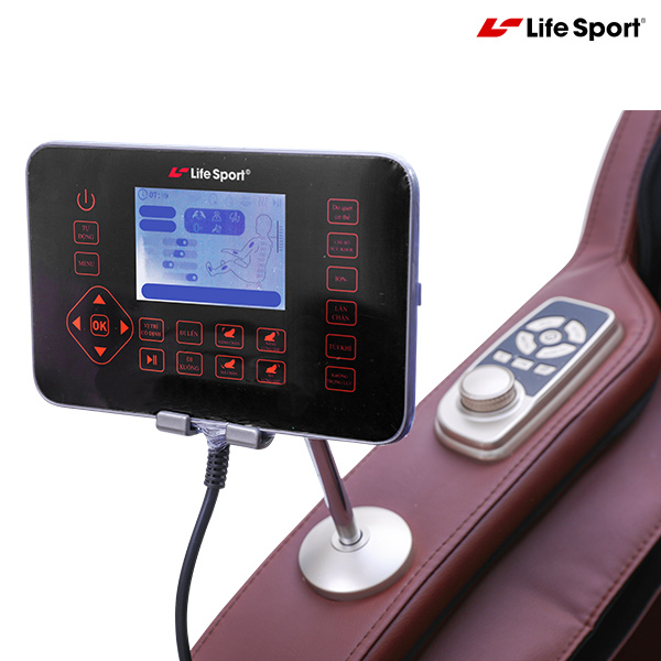 Ghế massage trị liệu toàn thân LIFESPORT LS-368 [FULL QUÀ TẶNG] công nghệ mát xa nhiệt hồng ngoại tân tiến giúp thư giãn, giảm stress tại nhà