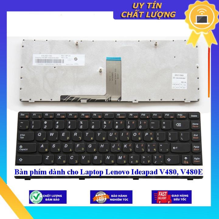 Bàn phím dùng cho Laptop Lenovo Ideapad V480 V480E - Hàng Nhập Khẩu New Seal