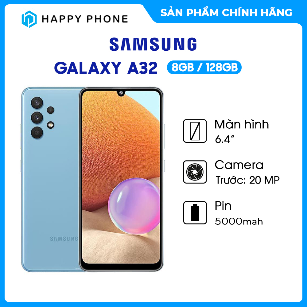 Điện thoại Samsung Galaxy A32 (8GB/128GB) - Hàng chính hãng - ĐÃ KÍCH HOẠT BẢO HÀNH ĐIỆN TỬ