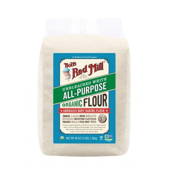 Bột mì đa dụng hữu cơ Bob's Red Mill - Organic Unbleached All Purpose Flour