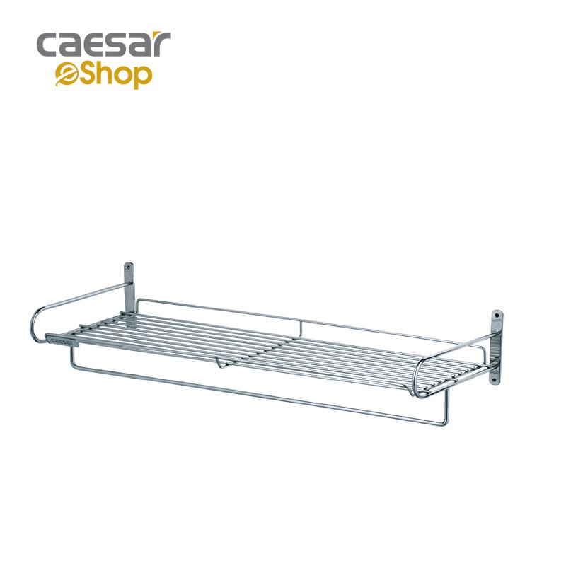 Kệ xếp khăn và vắt khăn inox kích thước 600 mm - Caesar ST834V