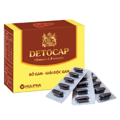 Thực phẩm chức năng Nhân Sinh Detocap hỗ trợ tăng cường chức năng gan, giải độc gan, bổ gan lợi mật 