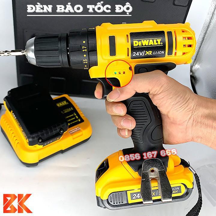 Máy khoan PIN Dewalt 24V 3 chức năng - Máy Khoan Có Búa, Máy Khoan Tường - Máy bắt vít 24V