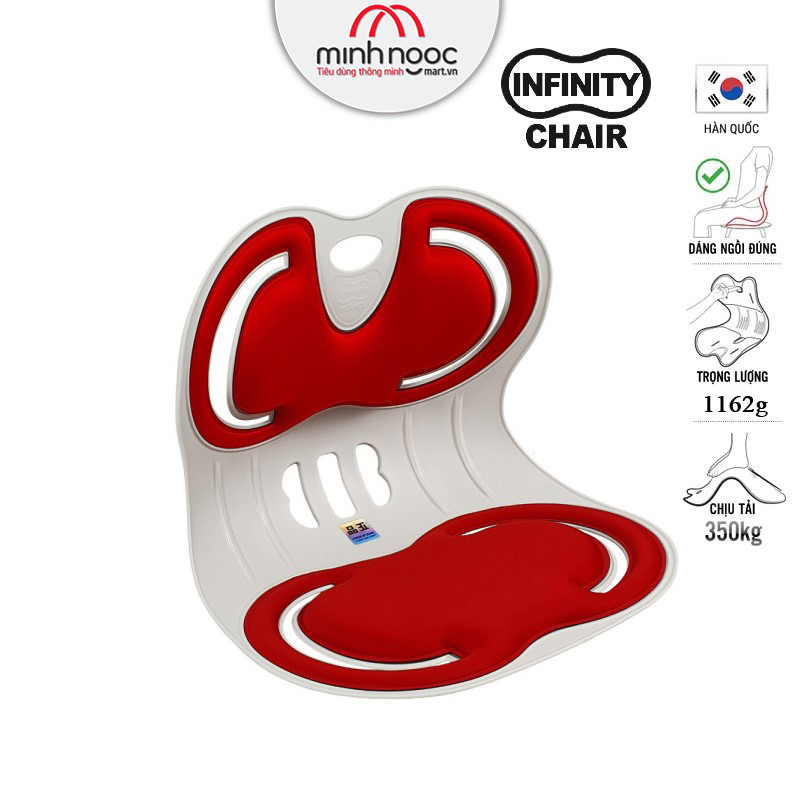 [Hàng chính hãng] Combo 3 Ghế chỉnh dáng ngồi đúng Infinity Pit Chair - Hàn Quốc. Ghế rộng phù hợp Nam, Nữ cân nặng từ 45 - 75kg. Sản phẩm nhiều màu, nhiều lựa chọn Combo cho gia đình