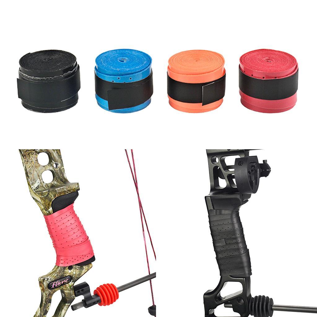 3-7pack Archery Absorb Sweat Band Bow Riser Handle Grip Tape Nonslip Stretchy