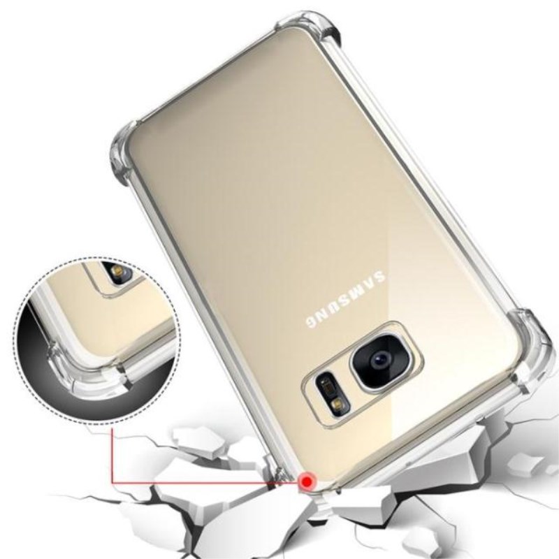Ốp Lưng Viền Chống Sốc, Nhựa Dẻo Silicon Trong Suốt Dành Cho Điện Thoại Samsung