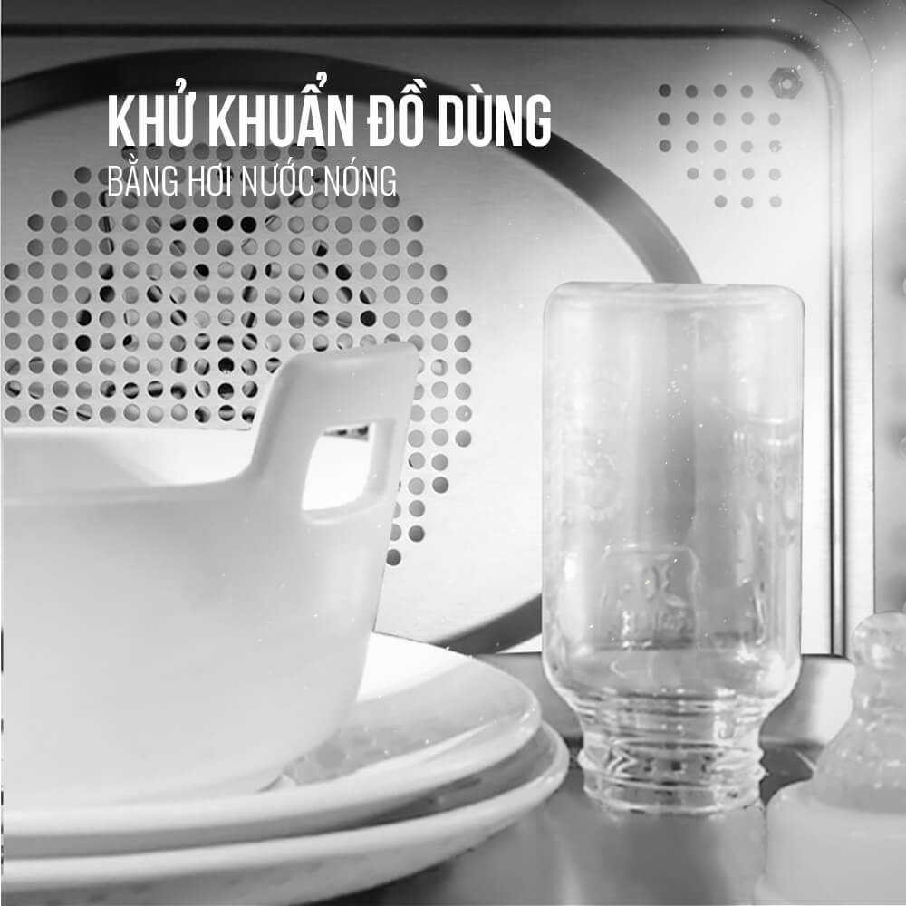 Lò chiên hơi nước cao cấp đa năng 9 in 1 Elmich 20L AFE-3943OL, Hàng chính hãng, chế độ làm sạch bằng hơi nước - JoyMall