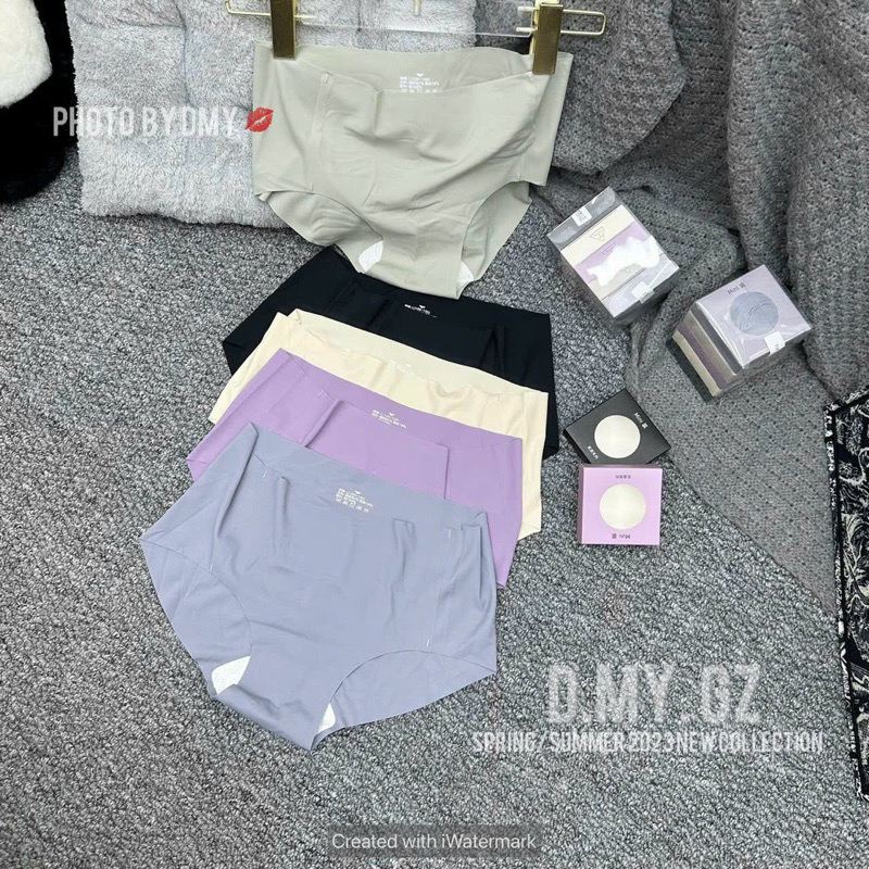 SET 5 QUẦN LÓT SU THẠCH MINI - Quần Lót Nữ Su Thạch Băng Lụa Kháng Khuẩn Siêu Tàng Hình