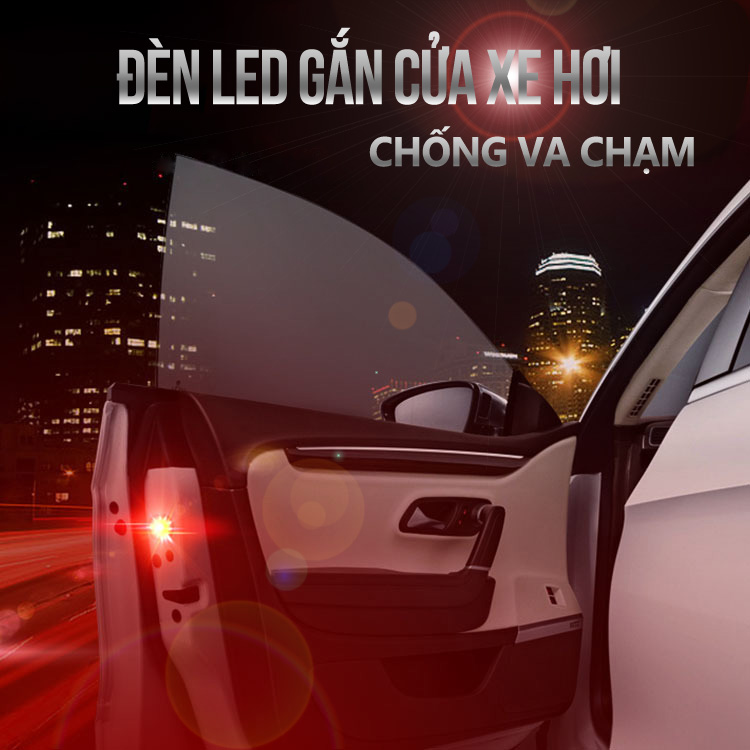 Đèn LED Chống Va Chạm Cửa Xe Ô Tô