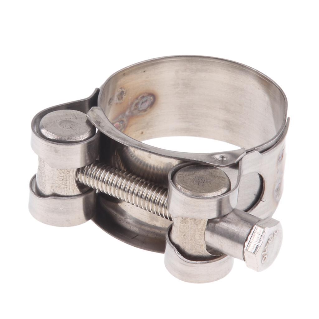 Heavy Duty Stainless Steel Motorcycle Exhaust Clamp Clip 32-35mm