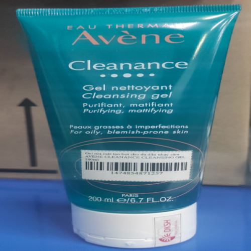 Gel rửa mặt tạo bọt cho da dầu nhạy cảm AVÈNE CLEANANCE CLEANSING GEL 200ml