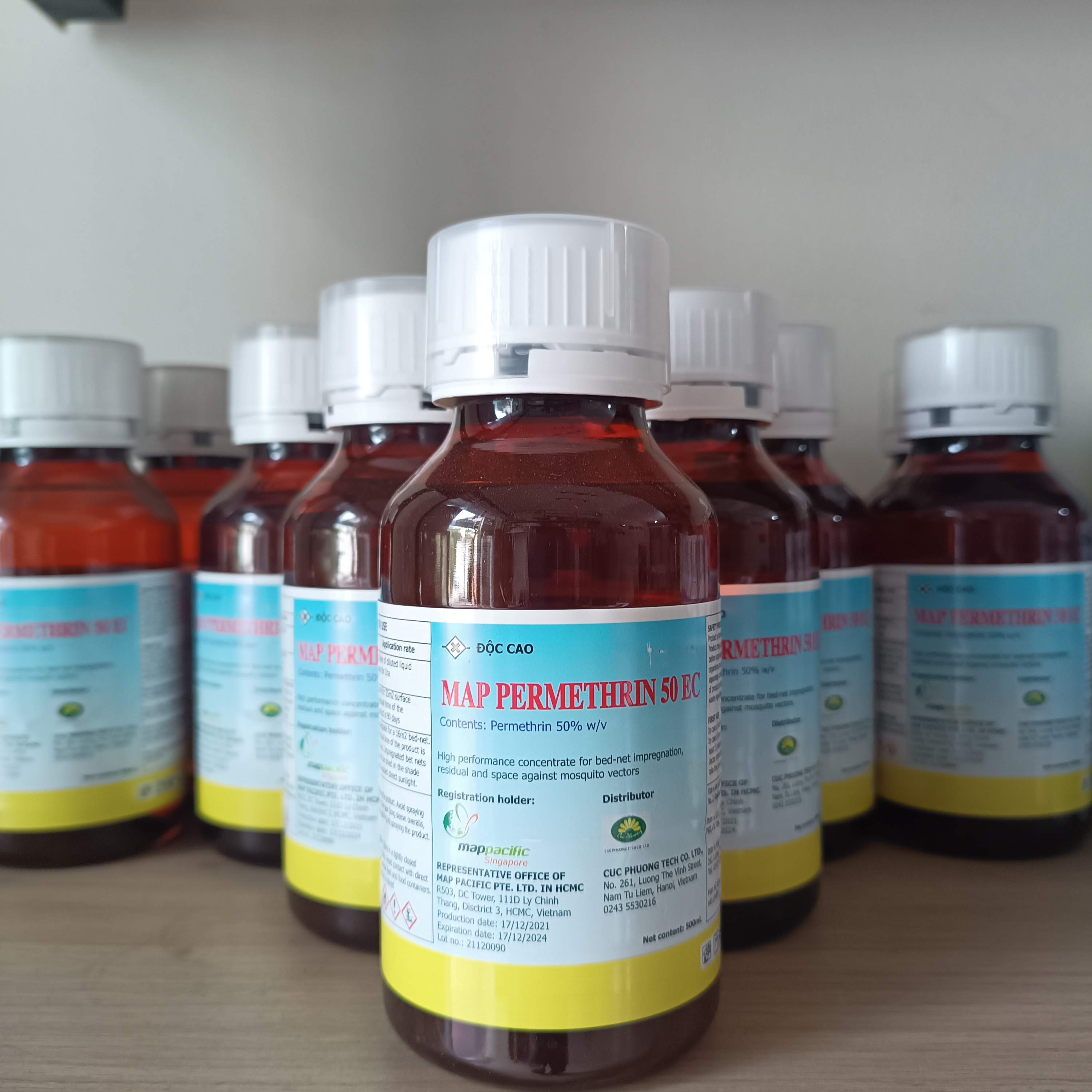 Thuốc diệt muỗi chuyên dụng Map Permethrin 50EC - Nhập khẩu nguyên chai từ Úc