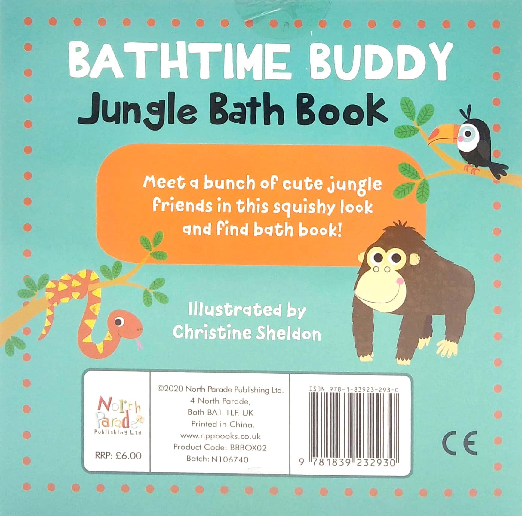 Bathtime Buddy Book - Jungle