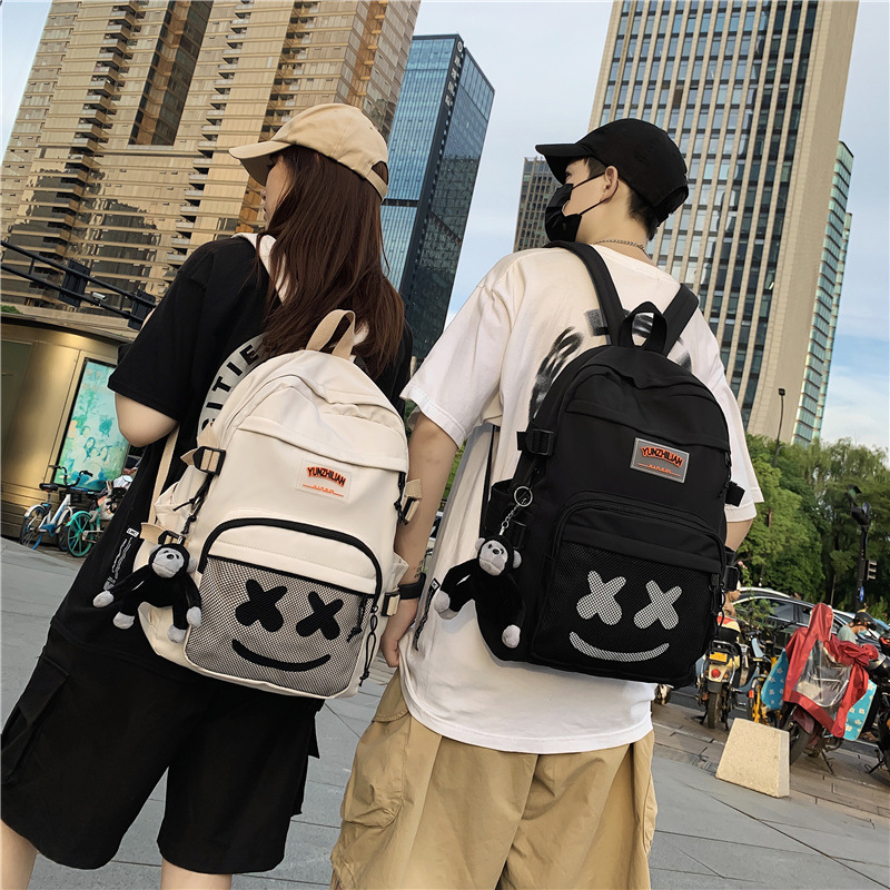 Balo ulzzang unisex phong cách Hàn Quốc chống nước nhiều ngăn tiện lợi